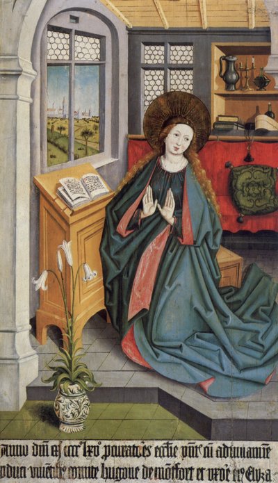 Annunciation by Hans Strigel